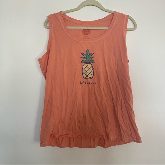 Tops | Life Is Good Pineapple Tank 